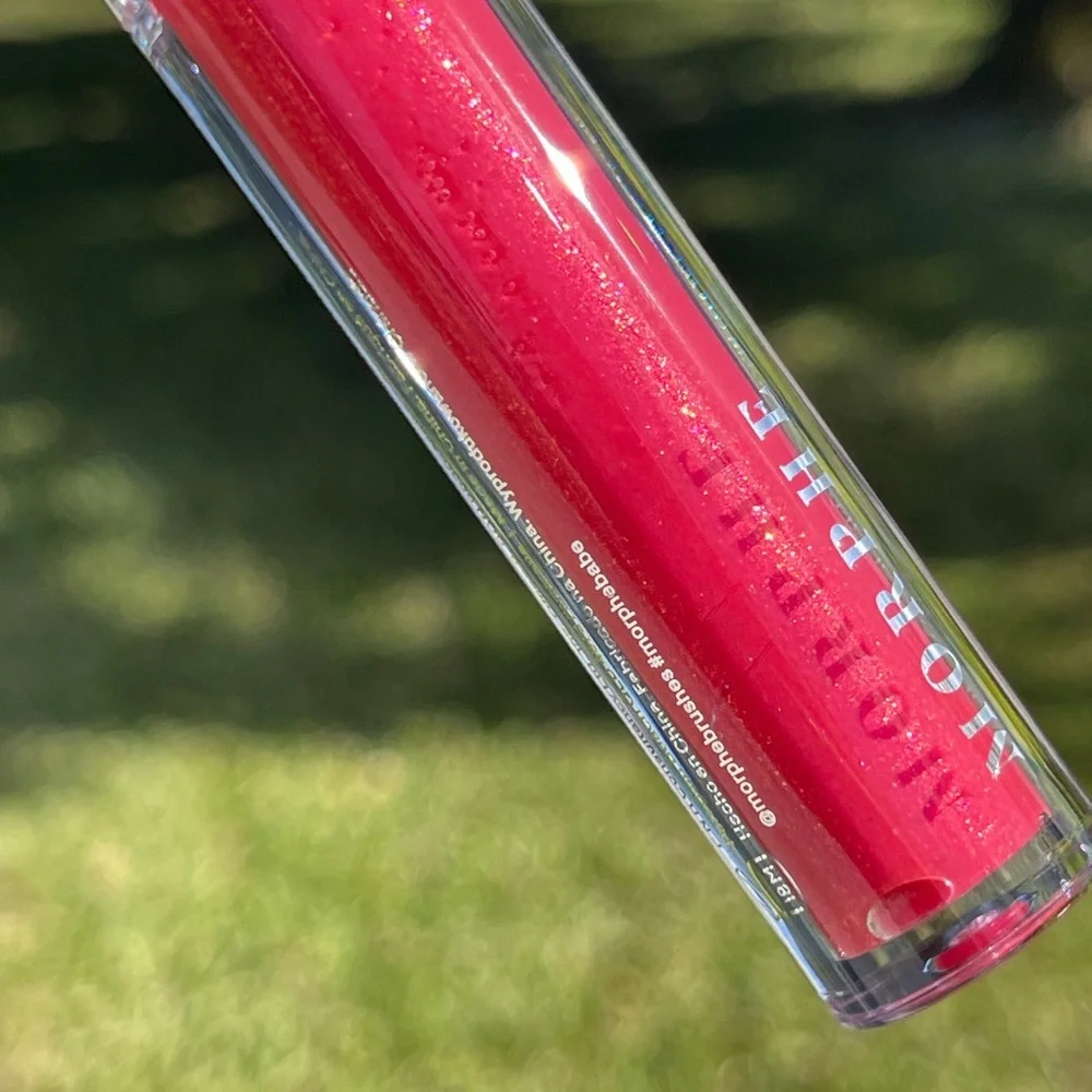 MORPHE Dripglass Glazed High Shine Lip Gloss In Raspberry Reflection